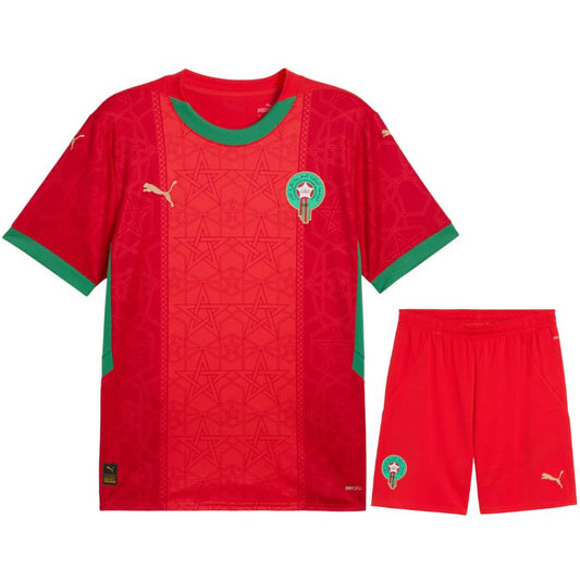 Morocco Home Kit Kids Jersey 2024-2025 | Football Sport