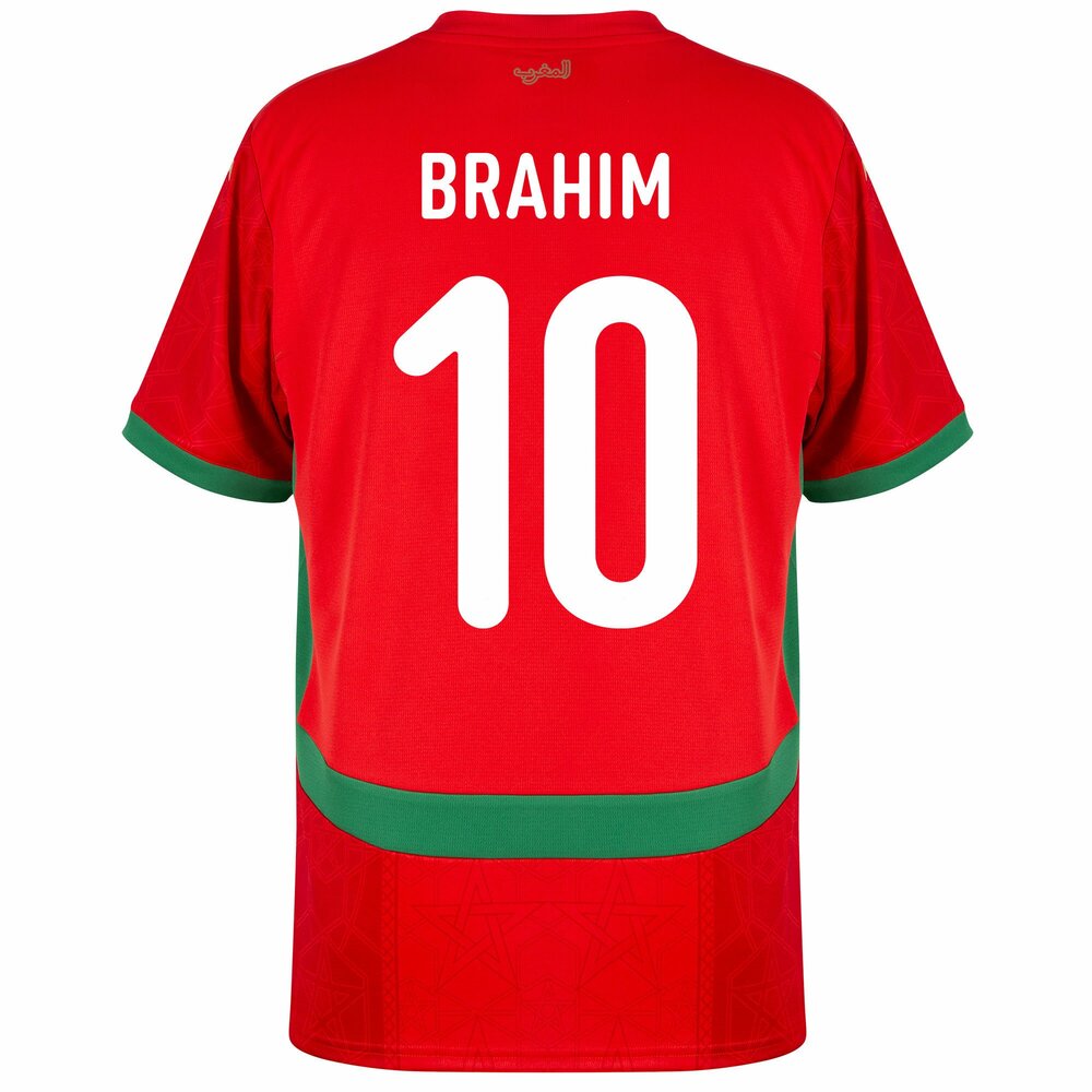 Morocco Men's Brahim 10 Home Jersey 2024 2025 | Football Sport