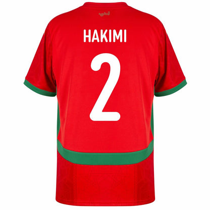 Morocco Men's Hakimi 2 Home Jersey 2024 2025