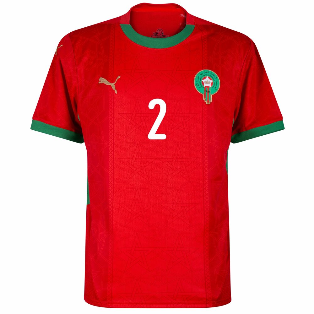Morocco Men's Hakimi 2 Home Jersey 2024 2025