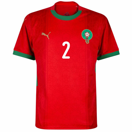 Morocco Men's Hakimi 2 Home Jersey 2024 2025